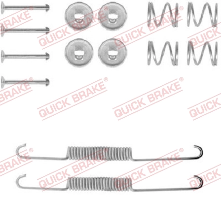Accessory Kit, brake shoes